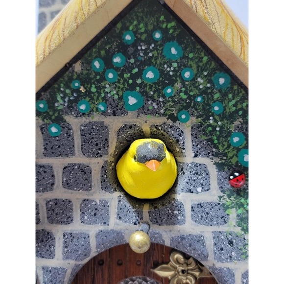 Lrg Fairy World Gnome Mystical Garden Handmade Handpainted Nightlight Wood Home - Picture 16 of 16